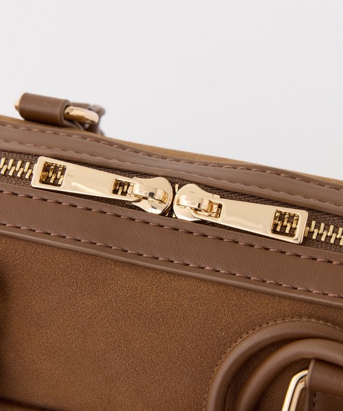 one after another NICE CLAUP（ワンアフターアナザーナイスクラップ）の「ハートチャーム付きミニボストンバッグ（ボストンバッグ・レディース・アイボリー/ブラウン系その他/キャメル・FREE）」の15枚目の写真