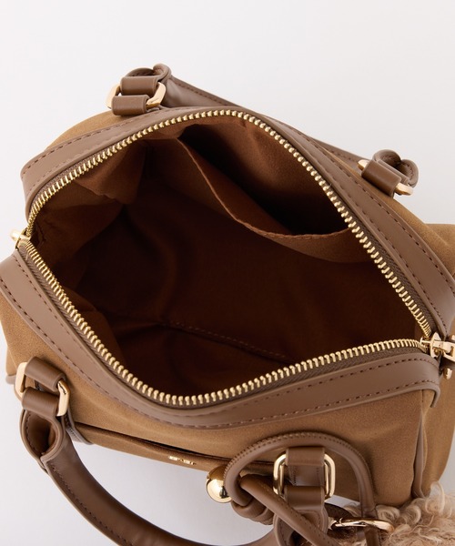 one after another NICE CLAUP（ワンアフターアナザーナイスクラップ）の「ハートチャーム付きミニボストンバッグ（ボストンバッグ・レディース・アイボリー/ブラウン系その他/キャメル・FREE）」の16枚目の写真