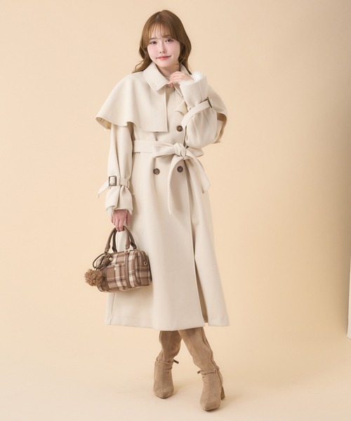 one after another NICE CLAUP（ワンアフターアナザーナイスクラップ）の「ハートチャーム付きミニボストンバッグ（ボストンバッグ・レディース・アイボリー/ブラウン系その他/キャメル・FREE）」の20枚目の写真