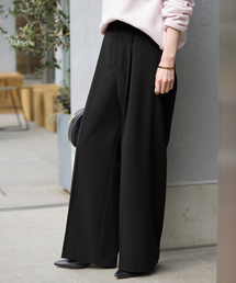 SLOBE IENA | 《WEBのみ4サイズ展開/追加》TRワイドトラウザー(スラックス)