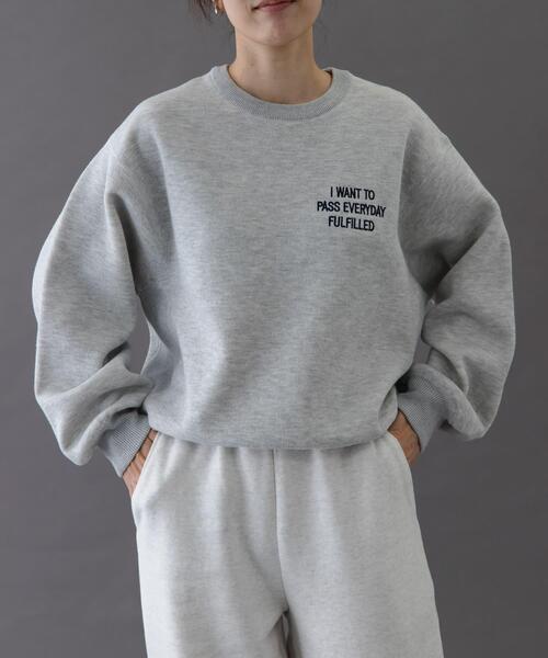 セール】FORK&SPOON エンブロイダリーロゴニットプルオーバー（ニット