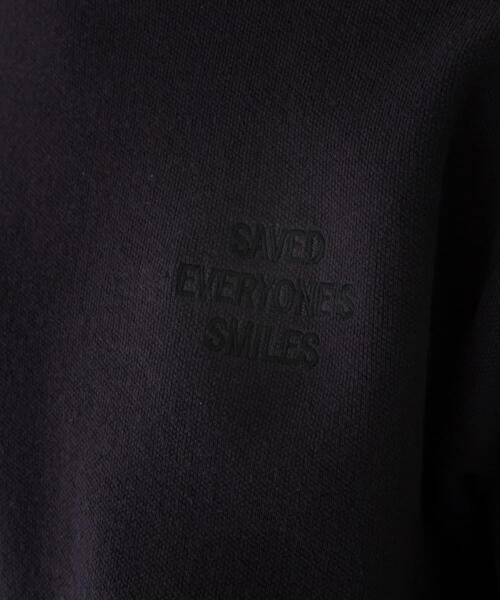 FORK&SPOON（フォークアンドスプーン）の「FORK&SPOON　エンブロイダリーロゴニットプルオーバー（ニット/セーター・レディース・グレー/ネイビー・1）」の8枚目の写真