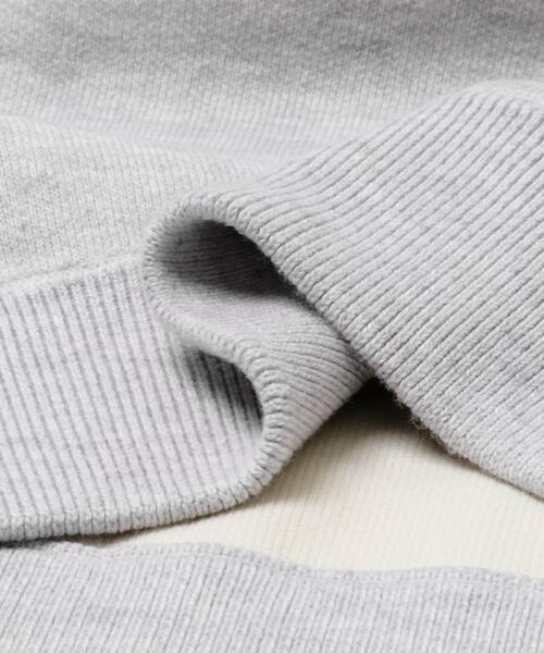 FORK&SPOON（フォークアンドスプーン）の「FORK&SPOON　エンブロイダリーロゴニットプルオーバー（ニット/セーター・レディース・グレー/ネイビー・1）」の17枚目の写真