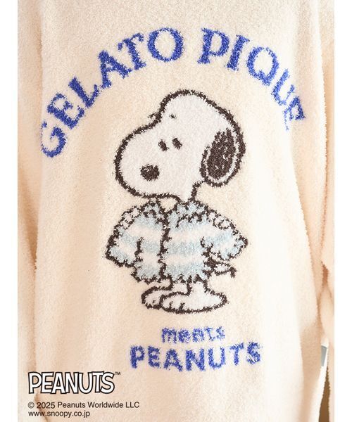 PEANUTS】【ONLINE限定】オリジナルアート ジャガードプルオーバー