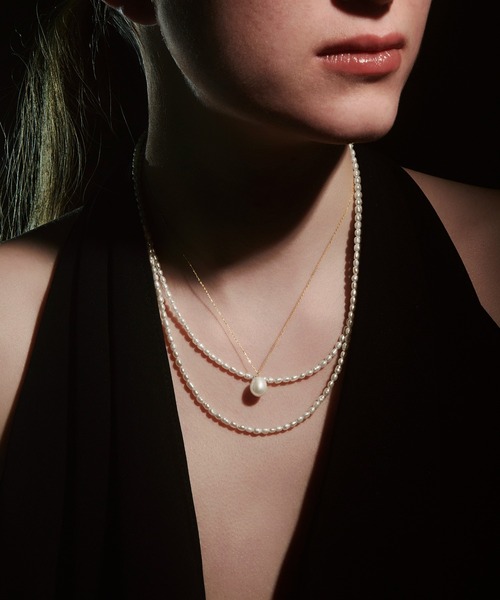 【les bon bon】blanc pearl leeway necklace/ブラン パール リーウェイ ネックレス BOB828