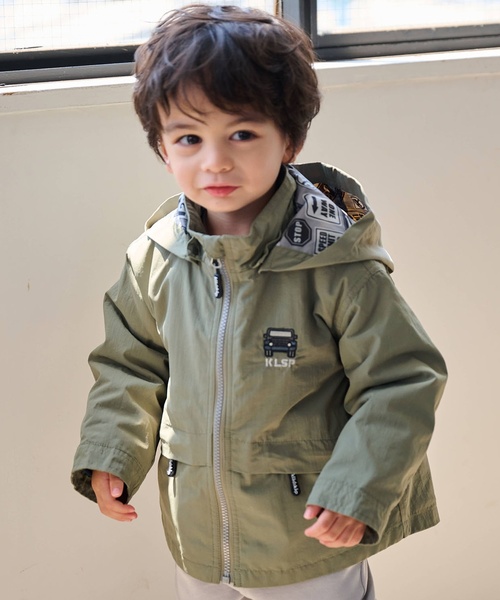 kladskap（クレードスコープ）の「オフロードカー/車 中わたライナーつきブルゾン（ブルゾン・キッズ・オレンジ/カーキ・130cm/90cm/100cm/120cm/110cm）」の2枚目の写真