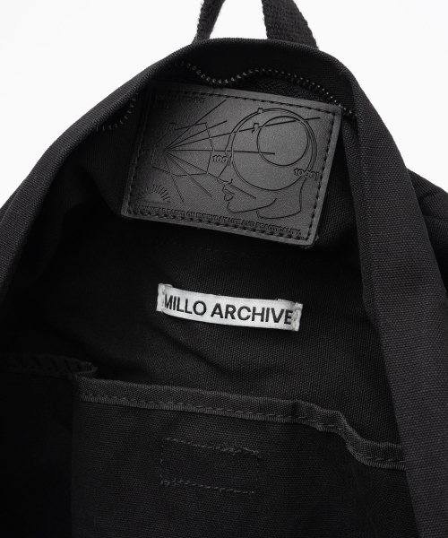 Millo Archive（ミロ アーカイブ）の「クランプヴィンテージウォッシュドバックパック[ブラック]（バックパック/リュック・メンズ・その他・ONE SIZE）」の5枚目の写真