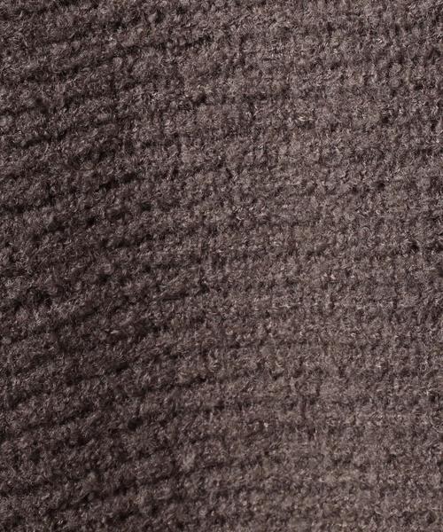 BEAUTY&YOUTH UNITED ARROWS（ビューティーアンドユースユナイテッドアローズ）の「BY ブークレVネックニット ◆（ニット/セーター・レディース・ブラウン/ワインレッド・フリー）」の11枚目の写真