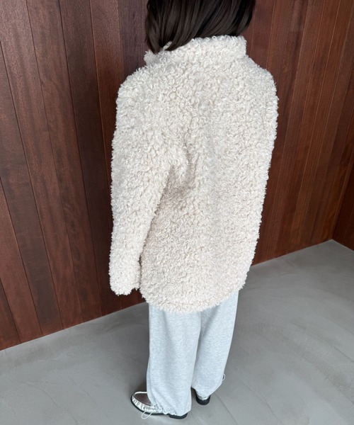 SANSeLF（サンセルフ）の「【SANSeLF】 ルーズフィットシャギーボアジャケット saw25a053（その他アウター・レディース・アイボリー・FREE）」の15枚目の写真