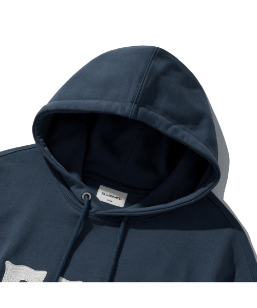 F.ILLUMINATE(フィルミネイト)の「FLM スティッチロゴフードパーカー-ネイビー(パーカー・レディース・その他・SMALL/MEDIUM/LARGE)」の10枚目の写真
