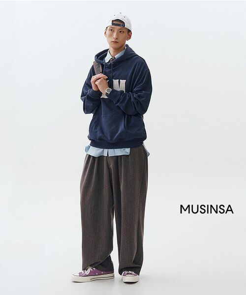 F.ILLUMINATE(フィルミネイト)の「FLM スティッチロゴフードパーカー-ネイビー(パーカー・レディース・その他・SMALL/MEDIUM/LARGE)」の15枚目の写真
