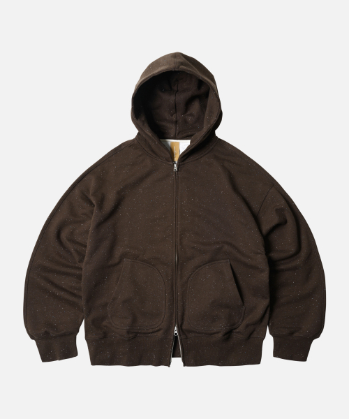 FRIZMWORKS(フリズムワークス)の「OG BOCACI HEAVYWEIGHT HOOD ZIP UP PARKA _ DARK BROWN(パーカー・メンズ・その他・SMALL/MEDIUM/LARGE/X-LARGE)」の1枚目の写真