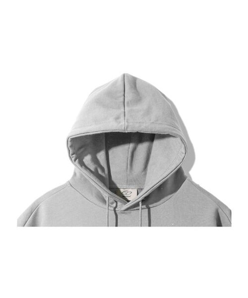 GUBIN(グビン)の「オーバーサイズミニロゴフードパーカー - グレー(パーカー・レディース・その他・MEDIUM/LARGE)」の3枚目の写真