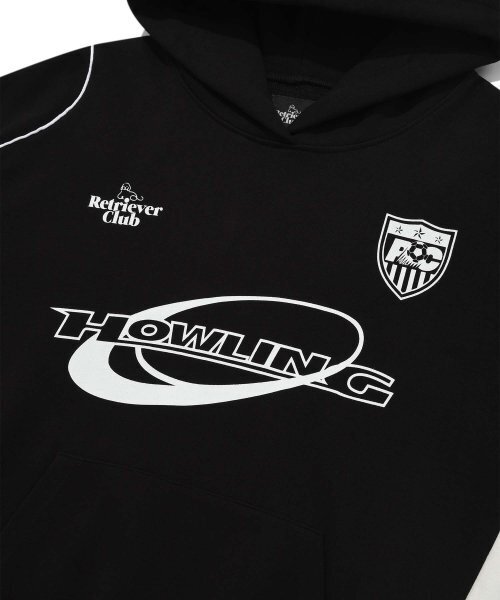 Retriever Club（レトリーバークラブ）の「HOWLING SOCCER HOODIE [BLACK]（パーカー・レディース・その他・MEDIUM/LARGE/X-LARGE）」の5枚目の写真