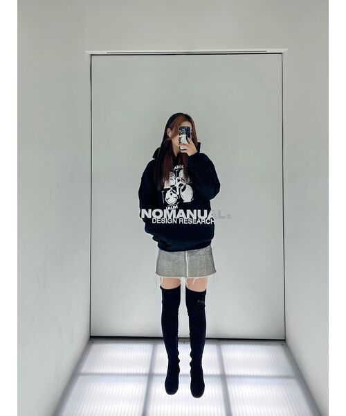 NOMANUAL（NOMANUAL）の「MRI HOODIE - BLACK（パーカー・レディース・その他・X-LARGE/SMALL/MEDIUM/LARGE）」の20枚目の写真