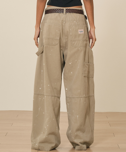 TAKEASY(テイクイージー)の「デミッジペインテッドカーペンターパンツ(カーキベージュ)(その他パンツ・メンズ・その他・LARGE/X-LARGE/SMALL/MEDIUM)」の9枚目の写真