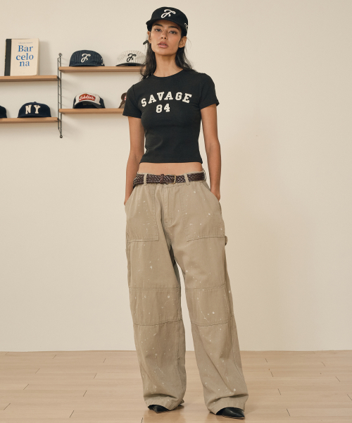 TAKEASY(テイクイージー)の「デミッジペインテッドカーペンターパンツ(カーキベージュ)(その他パンツ・メンズ・その他・LARGE/X-LARGE/SMALL/MEDIUM)」の10枚目の写真