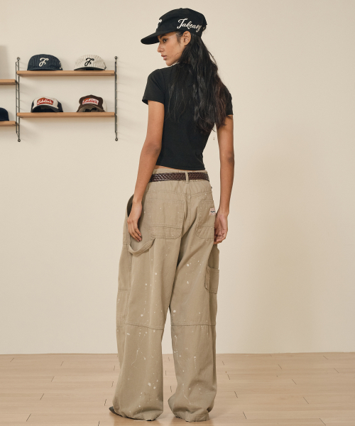 TAKEASY(テイクイージー)の「デミッジペインテッドカーペンターパンツ(カーキベージュ)(その他パンツ・メンズ・その他・LARGE/X-LARGE/SMALL/MEDIUM)」の11枚目の写真