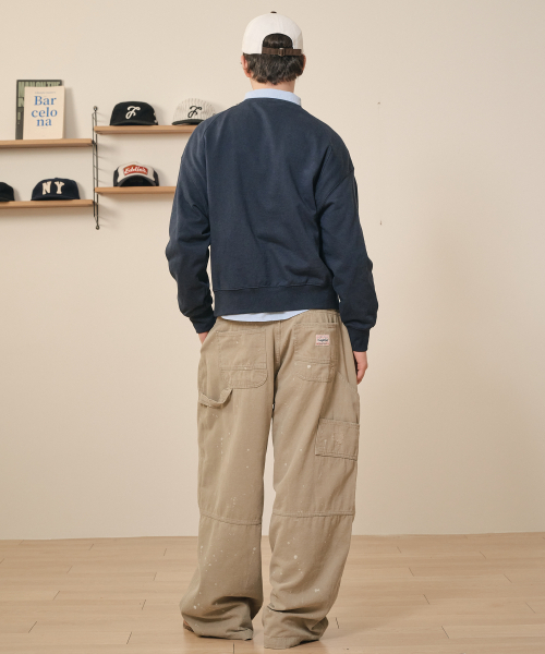 TAKEASY(テイクイージー)の「デミッジペインテッドカーペンターパンツ(カーキベージュ)(その他パンツ・メンズ・その他・LARGE/X-LARGE/SMALL/MEDIUM)」の2枚目の写真