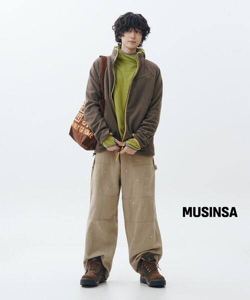 TAKEASY(テイクイージー)の「デミッジペインテッドカーペンターパンツ(カーキベージュ)(その他パンツ・メンズ・その他・LARGE/X-LARGE/SMALL/MEDIUM)」の6枚目の写真