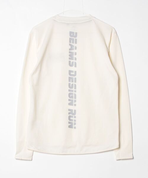 ALPEN / SPORTS DEPO SELECT（アルペンスポーツデポセレクト）の「ティゴラ ビームス TIGORA BEAMS BEAMS DESIGN ランニングロングスリーブTシャツ（Tシャツ/カットソー・メンズ・オフホワイト/グレー・S/M/L/LL/3L）」の3枚目の写真