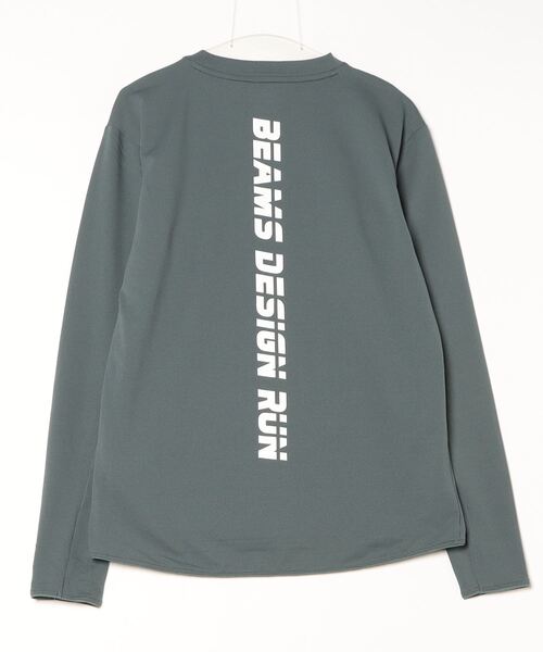 ALPEN / SPORTS DEPO SELECT（アルペンスポーツデポセレクト）の「ティゴラ ビームス TIGORA BEAMS BEAMS DESIGN ランニングロングスリーブTシャツ（Tシャツ/カットソー・メンズ・オフホワイト/グレー・S/M/L/LL/3L）」の4枚目の写真