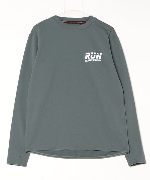 ALPEN / SPORTS DEPO SELECT（アルペンスポーツデポセレクト）の「ティゴラ ビームス TIGORA BEAMS BEAMS DESIGN ランニングロングスリーブTシャツ（Tシャツ/カットソー・メンズ・オフホワイト/グレー・S/M/L/LL/3L）」の8枚目の写真
