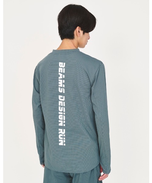 ALPEN / SPORTS DEPO SELECT（アルペンスポーツデポセレクト）の「ティゴラ ビームス TIGORA BEAMS BEAMS DESIGN ランニングロングスリーブTシャツ（Tシャツ/カットソー・メンズ・オフホワイト/グレー・S/M/L/LL/3L）」の6枚目の写真
