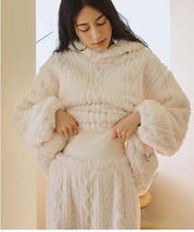 tutuanna | 腹巻き付きボアケーブルパジャマ(ルームウェア/パジャマ)