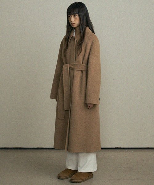 LINGSEOUL(リングソウル)の「fox single handmade coat-camel(チェスターコート・レディース・その他・FREE)」の5枚目の写真