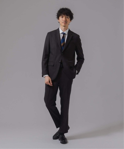 SUPER 120's ウールサキソニー テーパードパンツ【セットアップ着用