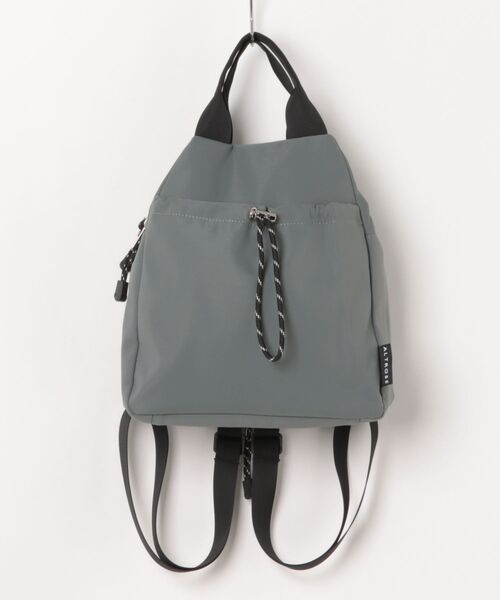 ALTROSE（アルトローズ）の「［ALTROSE/アルトローズ］アニマル レオパード ヒョウ柄 ナイロン 2WAYバッグ リュック ボディバッグ（バックパック/リュック・レディース・レオパード/アイボリー/ブラック/ブラック系その他/グレー・FREE）」の4枚目の写真