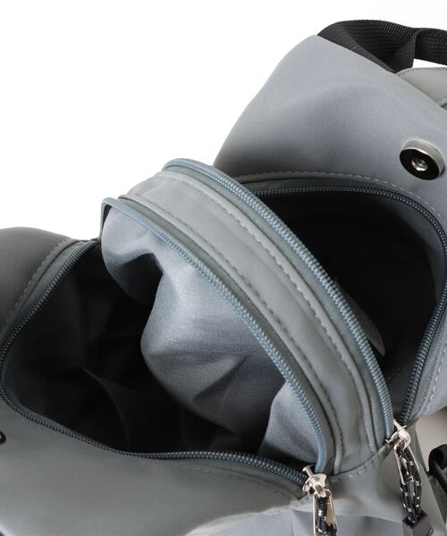 ALTROSE（アルトローズ）の「［ALTROSE/アルトローズ］アニマル レオパード ヒョウ柄 ナイロン 2WAYバッグ リュック ボディバッグ（バックパック/リュック・レディース・レオパード/アイボリー/ブラック/ブラック系その他/グレー・FREE）」の12枚目の写真