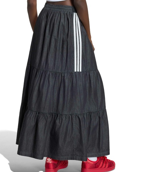 adidas(アディダス)の「adidas SUMMER GLOW DENIM SKIRT / アディダス サマーグロー デニムスカート(スカート・レディース・ブラック・M/S/L)」の7枚目の写真