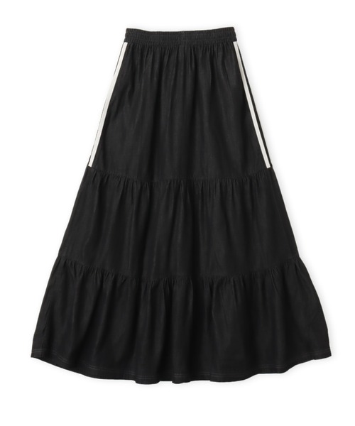 adidas(アディダス)の「adidas SUMMER GLOW DENIM SKIRT / アディダス サマーグロー デニムスカート(スカート・レディース・ブラック・M/S/L)」の6枚目の写真