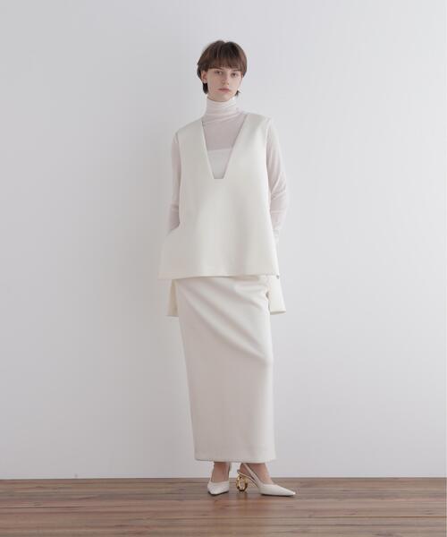 LE PHIL（ルフィル）の「◆スキューバーダンボールジレ（ベスト・レディース・ブラック/ホワイト/ネイビー・F）」の13枚目の写真