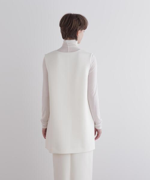 LE PHIL（ルフィル）の「◆スキューバーダンボールジレ（ベスト・レディース・ブラック/ホワイト/ネイビー・F）」の15枚目の写真