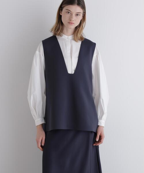 LE PHIL（ルフィル）の「◆スキューバーダンボールジレ（ベスト・レディース・ブラック/ホワイト/ネイビー・F）」の20枚目の写真