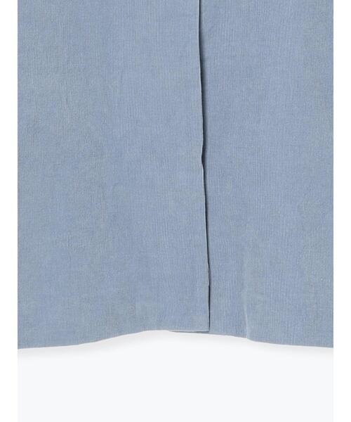 TSUHARU by Samansa Mos2（ツハルバイサマンサモスモス）の「コール天ノーカラージャケット（ノーカラージャケット・レディース・グレー/ブルー/ベージュ・F）」の14枚目の写真