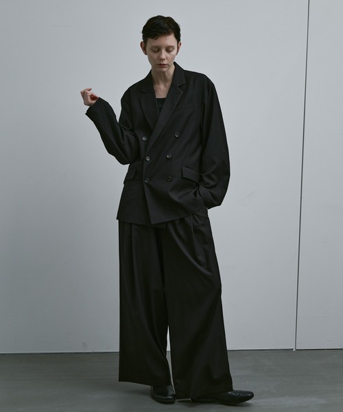 remer（リメール）の「CLASSIC TR WOOL TAILORED JACKET / クラシックTRウールテーラードジャケット【セットアップ対応】（テーラードジャケット・メンズ・グレー/ブラック・LARGE/MEDIUM/SMALL）」の11枚目の写真