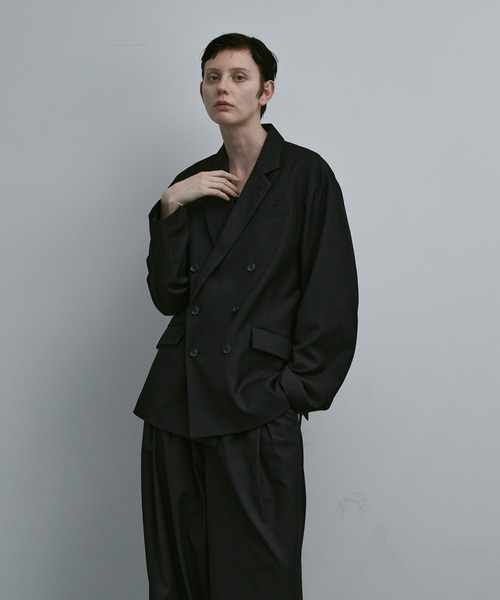 remer（リメール）の「CLASSIC TR WOOL TAILORED JACKET / クラシックTRウールテーラードジャケット【セットアップ対応】（テーラードジャケット・メンズ・グレー/ブラック・LARGE/MEDIUM/SMALL）」の6枚目の写真