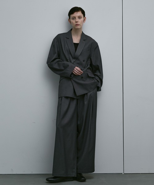 remer（リメール）の「CLASSIC TR WOOL TAILORED JACKET / クラシックTRウールテーラードジャケット【セットアップ対応】（テーラードジャケット・メンズ・グレー/ブラック・LARGE/MEDIUM/SMALL）」の22枚目の写真