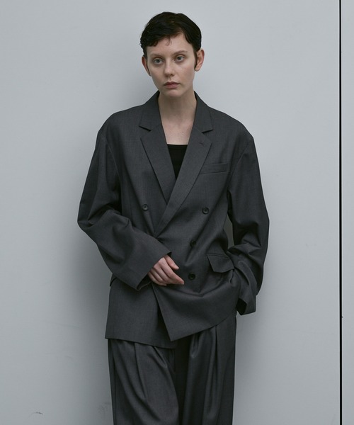 remer（リメール）の「CLASSIC TR WOOL TAILORED JACKET / クラシックTRウールテーラードジャケット【セットアップ対応】（テーラードジャケット・メンズ・グレー/ブラック・LARGE/MEDIUM/SMALL）」の15枚目の写真