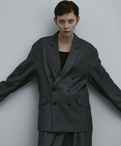 remer（リメール）の「CLASSIC TR WOOL TAILORED JACKET / クラシックTRウールテーラードジャケット【セットアップ対応】（テーラードジャケット・メンズ・グレー/ブラック・LARGE/MEDIUM/SMALL）」の18枚目の写真