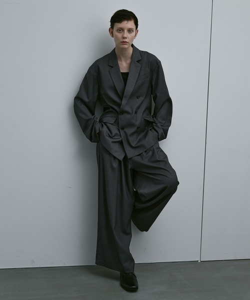 remer(リメール)の「CLASSIC TR WOOL TAILORED JACKET / クラシックTRウールテーラードジャケット【セットアップ対応】(テーラードジャケット・メンズ・グレー/ブラック・LARGE/MEDIUM/SMALL)」の20枚目の写真