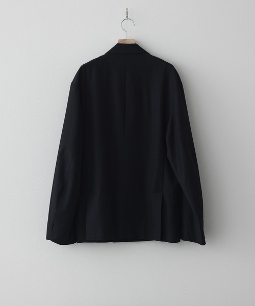 remer（リメール）の「CLASSIC TR WOOL TAILORED JACKET / クラシックTRウールテーラードジャケット【セットアップ対応】（テーラードジャケット・メンズ・グレー/ブラック・LARGE/MEDIUM/SMALL）」の4枚目の写真