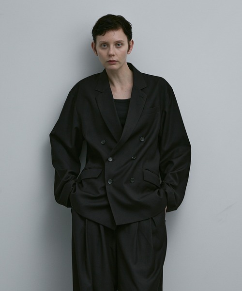 remer(リメール)の「CLASSIC TR WOOL TAILORED JACKET / クラシックTRウールテーラードジャケット【セットアップ対応】(テーラードジャケット・メンズ・グレー/ブラック・LARGE/MEDIUM/SMALL)」の21枚目の写真