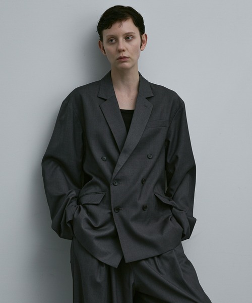 remer(リメール)の「CLASSIC TR WOOL TAILORED JACKET / クラシックTRウールテーラードジャケット【セットアップ対応】(テーラードジャケット・メンズ・グレー/ブラック・LARGE/MEDIUM/SMALL)」の22枚目の写真