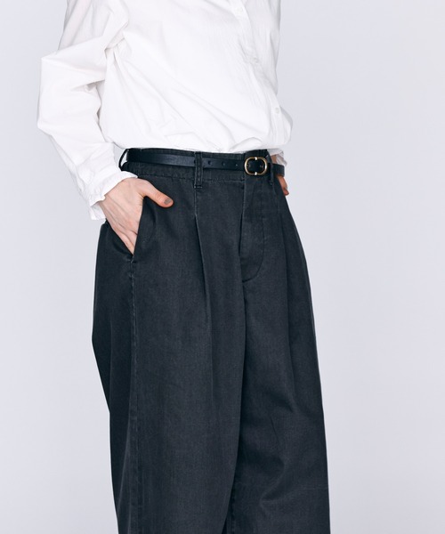 Kelen(ケレン)の「「KELEN / ケレン」後ろバックル付きカーブラインパンツ(その他パンツ・レディース・ブルー/ブラック/イエロー・FREE)」の10枚目の写真