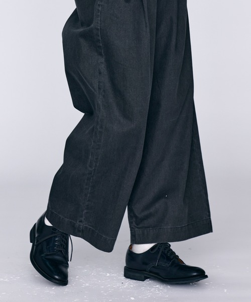 Kelen(ケレン)の「「KELEN / ケレン」後ろバックル付きカーブラインパンツ(その他パンツ・レディース・ブルー/ブラック/イエロー・FREE)」の12枚目の写真